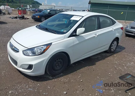 2013 Hyundai Accent Gls из США, поврежденный, VIN KMHCT4AE5DU584668